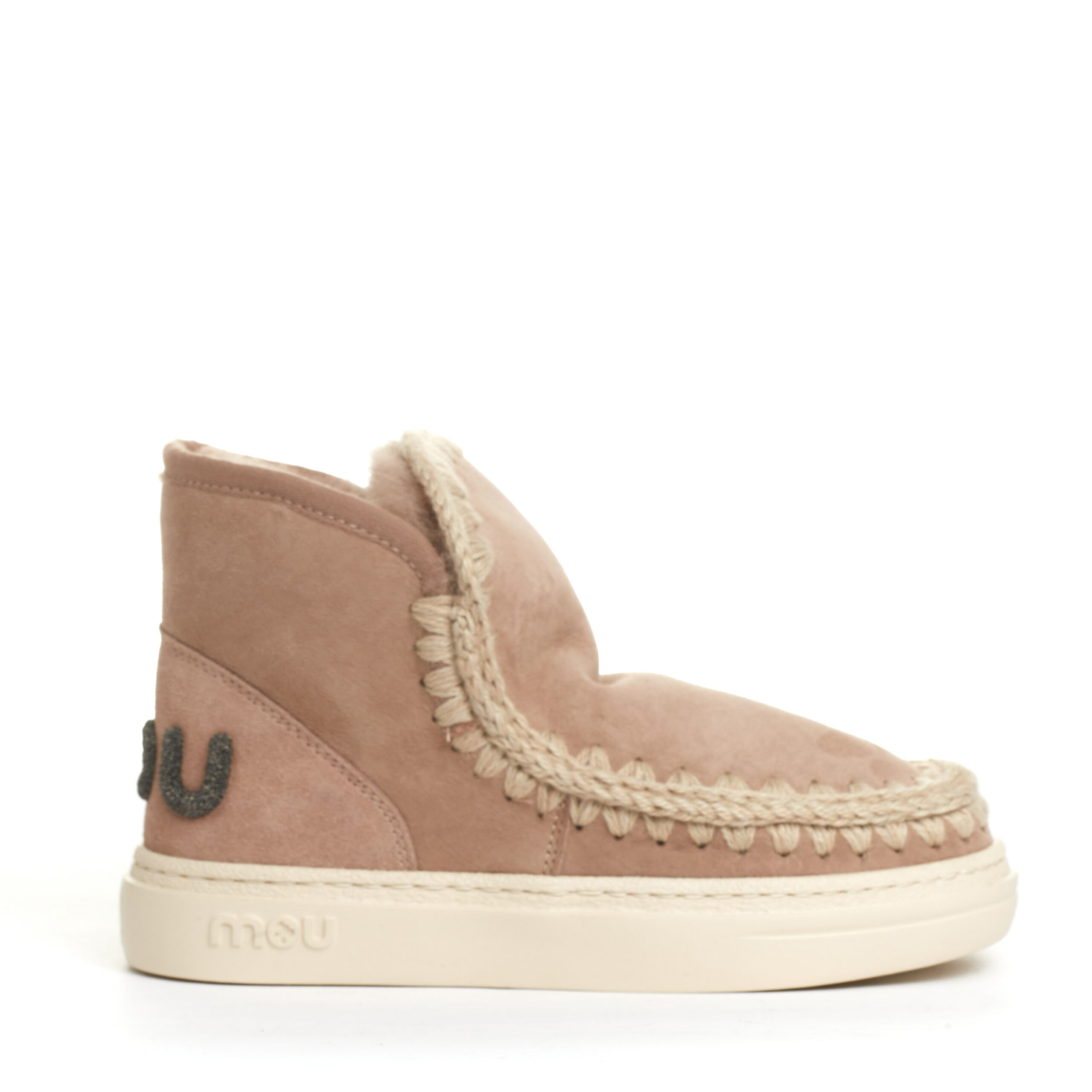 Sorelle Perego boot eskimo fondo sneakers camoscio nude